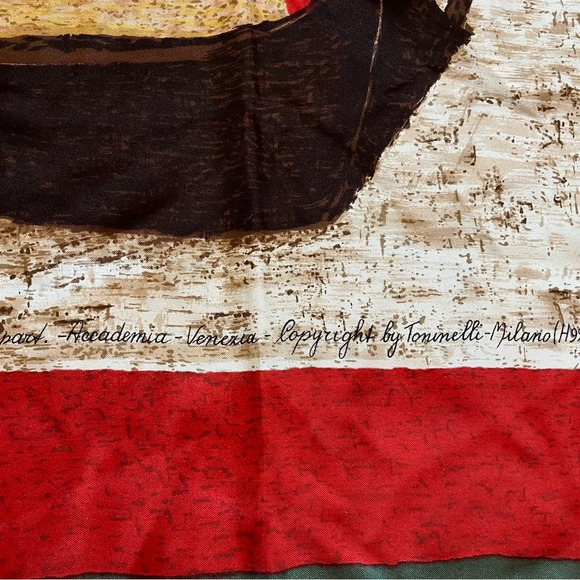 Vintage Toninilli - MILANO image scarf wrap. Unique design. - Picture 4 of 7